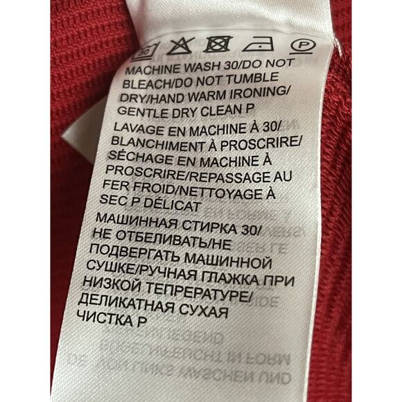 Basler Short Sleeve Dress Top Style Seabreeze in‎ Red Size 20 NWT - Picture 10 of 12